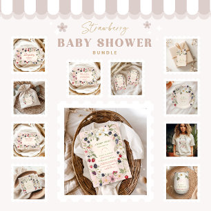  Berry Sweet Baby ShowerBooks for Baby Enclosure Card