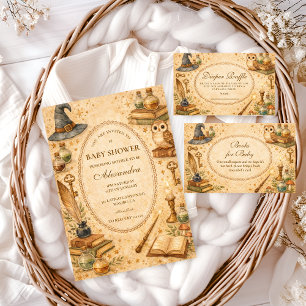 Whimsical Wizard Magic Diapper Raffle Enclosure Card