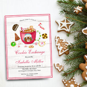 Watercolor Chocolate Gingerbread Cookies Holiday Classic Round Sticker