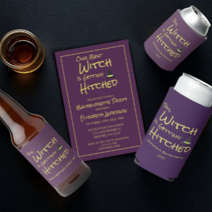 This Witch Is Getting Hitched Beer Bottle Label