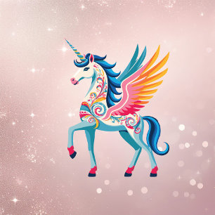 Personalized Unicorn Birthday Party Confetti