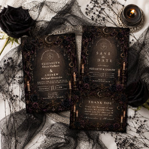 Whimsy Goth Wedding Invitation