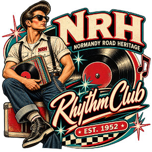 NRH Rhythm Club Vintage Rockabilly Men’s T-Shirt