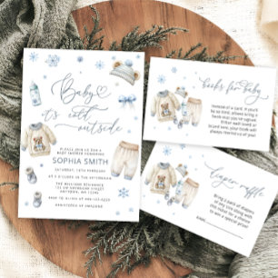 Baby it's Cold Outside Winter Baby Shower Invitation