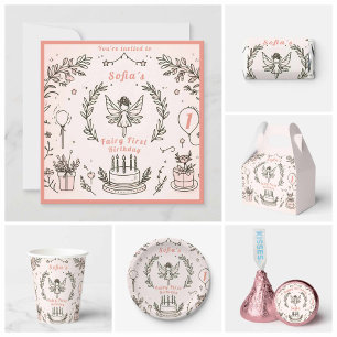 Dreamy Hues and Fairy Wishes: First Birthday Favor Box