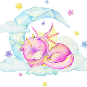 Slumbering Dragon Dreams - Baby Shower Invitation