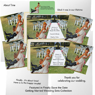 Finally Getting Wed Funny Interracial Couple Card