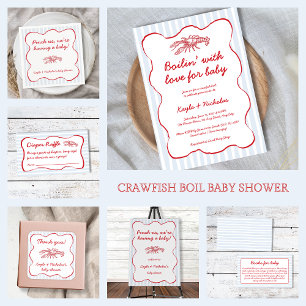 Crawfish Boil Southern Baby Shower Invitation