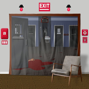 Creepy Peeking Psych Patient Solitary Confinement