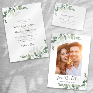 Invitation Mariage de verdure Eucalyptus