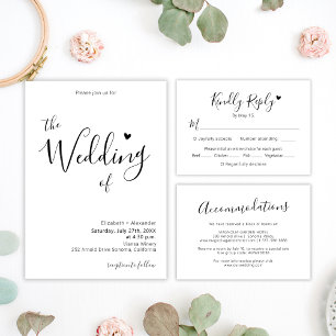 Budget Calligraphy Photo Collage Save The Date Announcement Postcard
