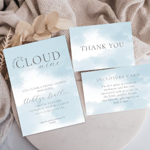 Cloud Nine Bridal Shower Invitation