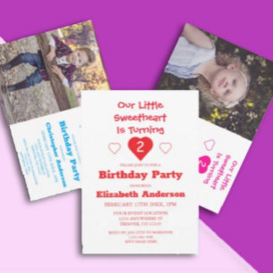 Invitation Anniversaire de Little Sweethee