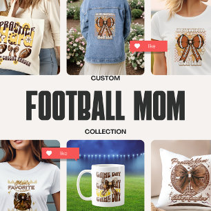 Personalized Gameday Mom Football Lover T-Shirt