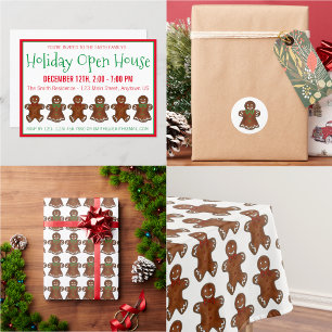 Merry Christmas Gingerbread Man Cookie Holiday