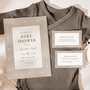 Gender Neutral Minimalistic Nursery Baby Shower Invitation