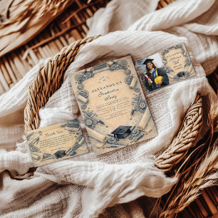 Mechanical Engineering Graduation Party RSVP Card