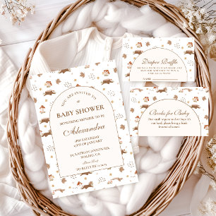 Whimsical Autumn Forest Baby Shower Napkin