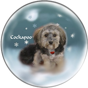 Cartes Pour Fêtes Annuelles Cadeaux de Noël de Cockapoo