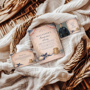 Police Officer Academy Milestone Graduation Thank You Card