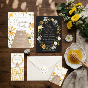 Sweet Little Honey On The Way Bee Fun Baby Shower Invitation