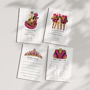 This Wife is a Showgirl Las Vegas Bachelorette Invitation