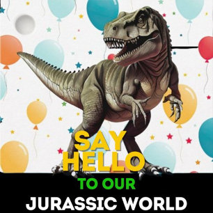 Dinosaur T Rex 2 Inch Round Button