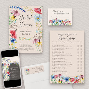 Wildflower Charm Country Botanical Return Address