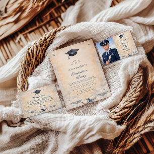 U.S. Air Force Graduation Party Thank You Card