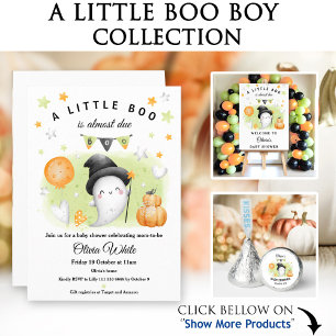 Halloween Baby Shower Welcome Sign Tapestry
