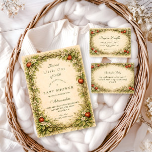 Woodland Apple Storyboo Baby Shower Invitation
