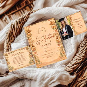 Western Wildflower Party Graduation Invitation