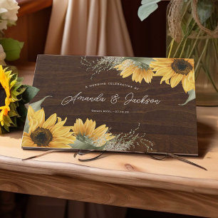 Rustic Sunflower, Country Fall Wedding Save The Date