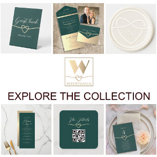 Emerald Green Wedding Save The Date
