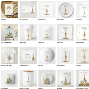 Alpaca Baby Shower New Mommy Diaper Raffle Enclosure Card