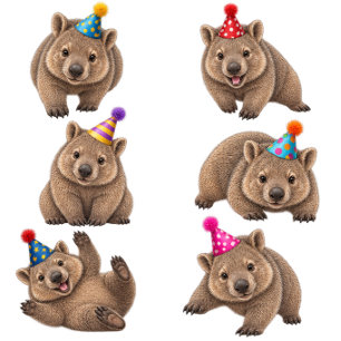  You’re Invited to a Wombat Birthday Party Invitation