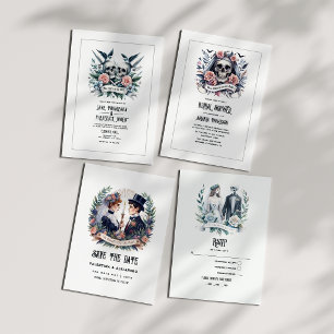 "Till Death Do Us Part" Wedding Invitation