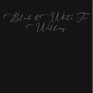 Elégante Cravate noire Wedding shower Invitation