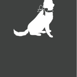 German Shepherd Dog Baby Shower French Blue Boy Invitation