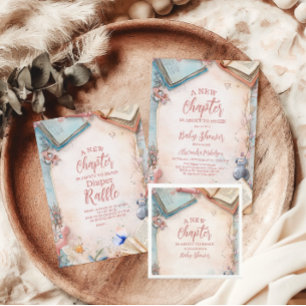 Boho Storybook Baby Shower Invitation
