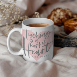Teacher gift watercolor heart post-it notes