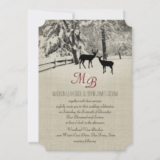 Buck And Doe Invitations 3