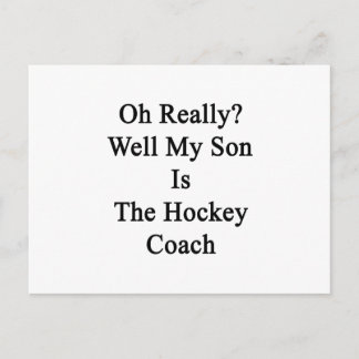 Hockey Coach Cards, Photocards, Invitations & More