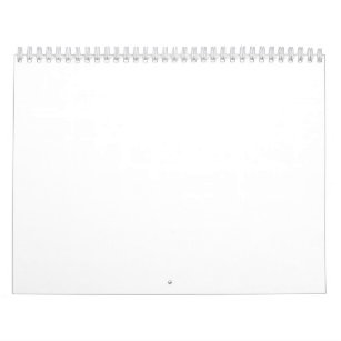 Calendrier double page Medium, Blanc