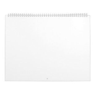 Two Page LargeCalendar, White