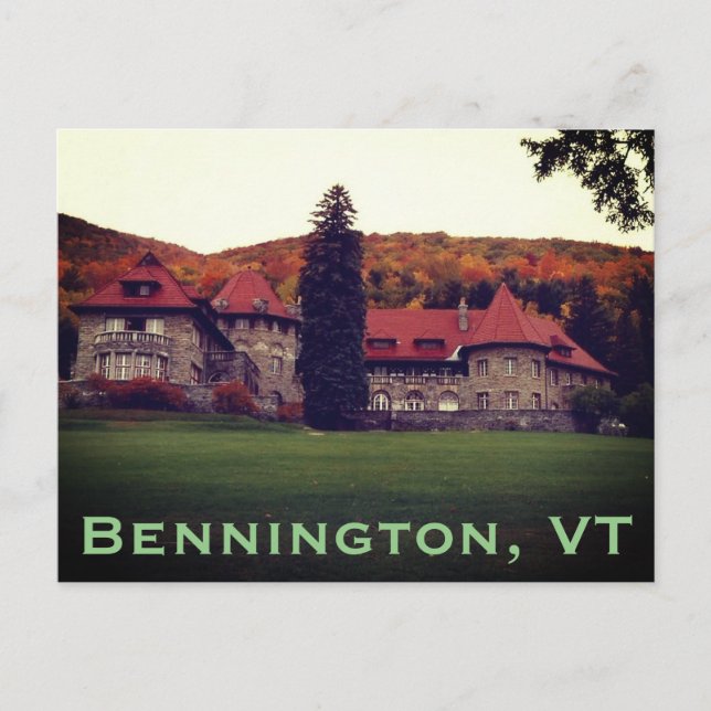 SVC, Bennington, VT Estate - Mount Anthony Postcard (Front)