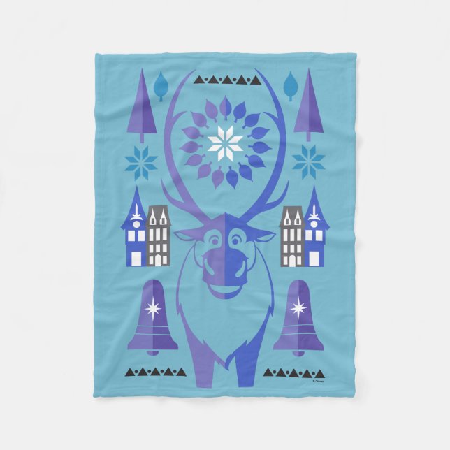 Sven | Sparkling Celebration Fleece Blanket (Front)