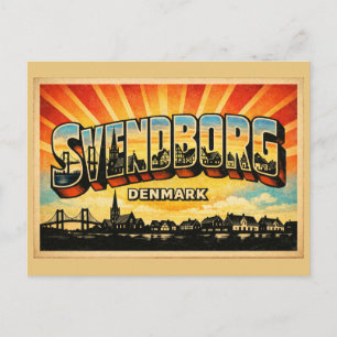 Svendborg Denmark Castle Postcard