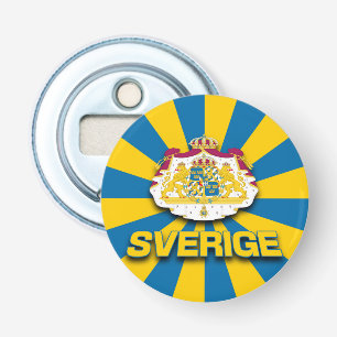 Sverige Coat of Arms Bottle Opener