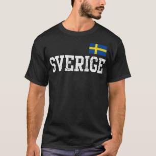 Sverige Flag Sweden Swedish Family Heritage T-Shirt